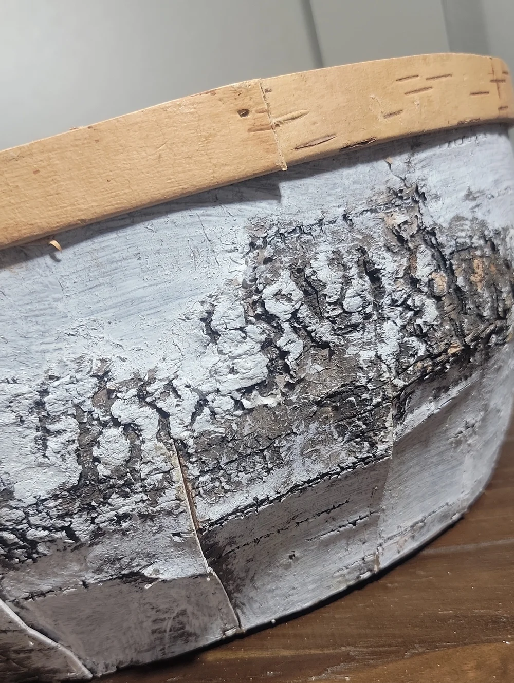 Hand Crafted Birch Bark Basket